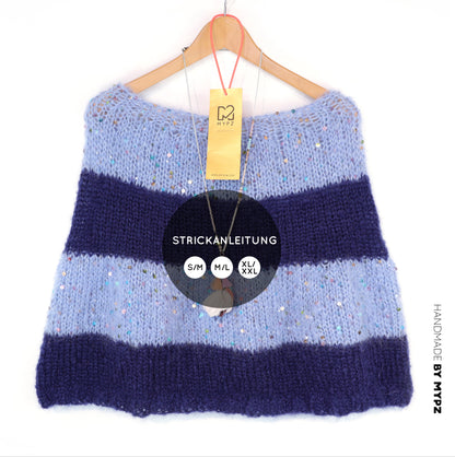 Breipatroon – MYPZ Moonlight Sparkle Cape No8 (ENG-NL-DE)