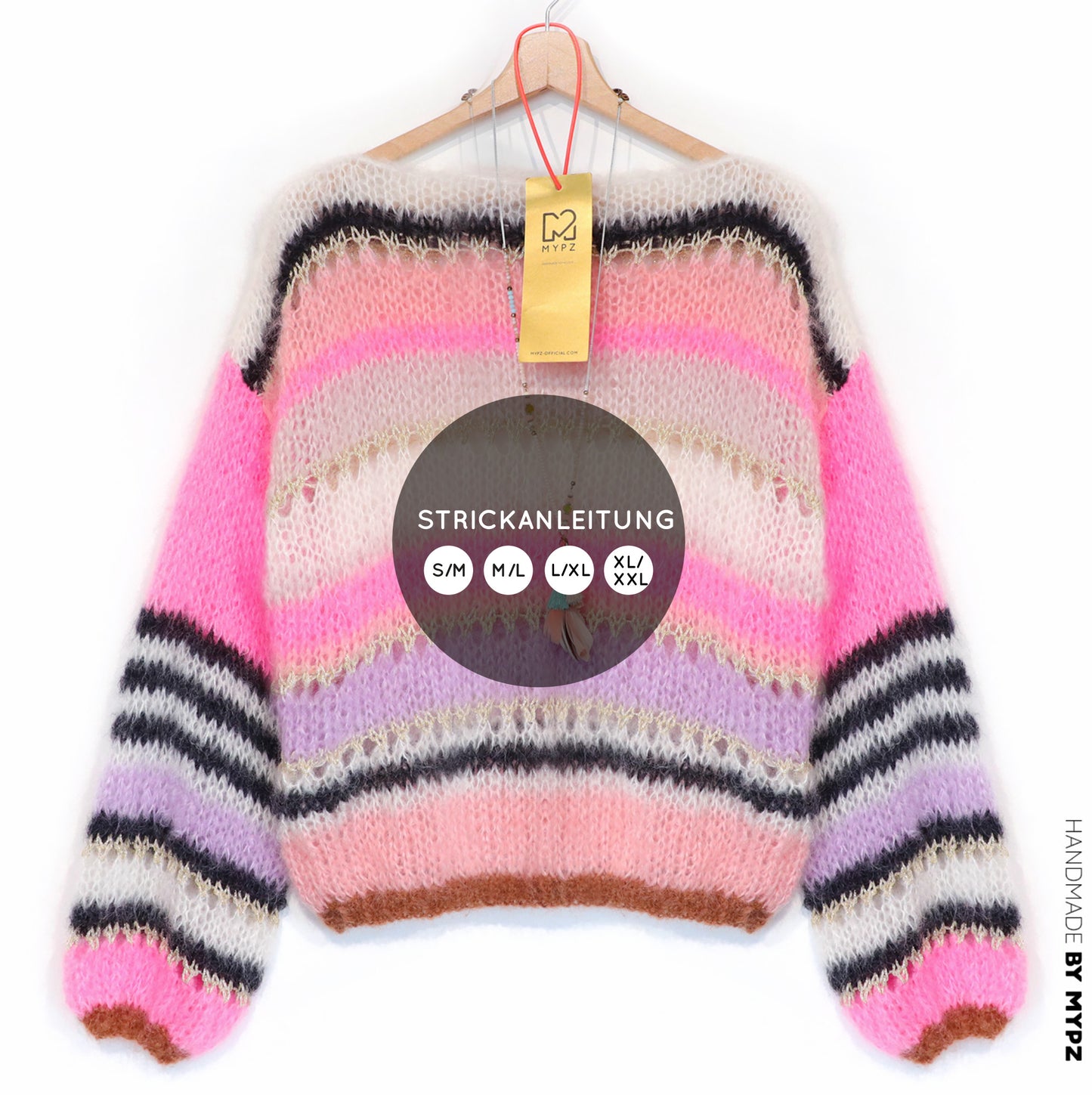 Breipatroon – MYPZ Basic Light Mohair Trui Alex N010 (ENG-NL-DE)