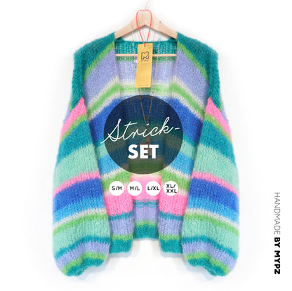 Breipakket – MYPZ Basic Light Mohair Cardigan Shamrock No10 (ENG-NL-DE)