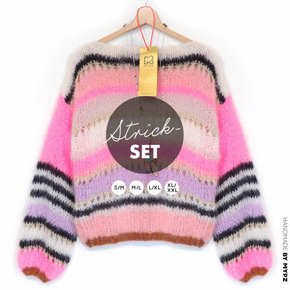 Knitting Kit – MYPZ Basic Light Mohair Pullover Alex no10 (ENG-NL-DE)