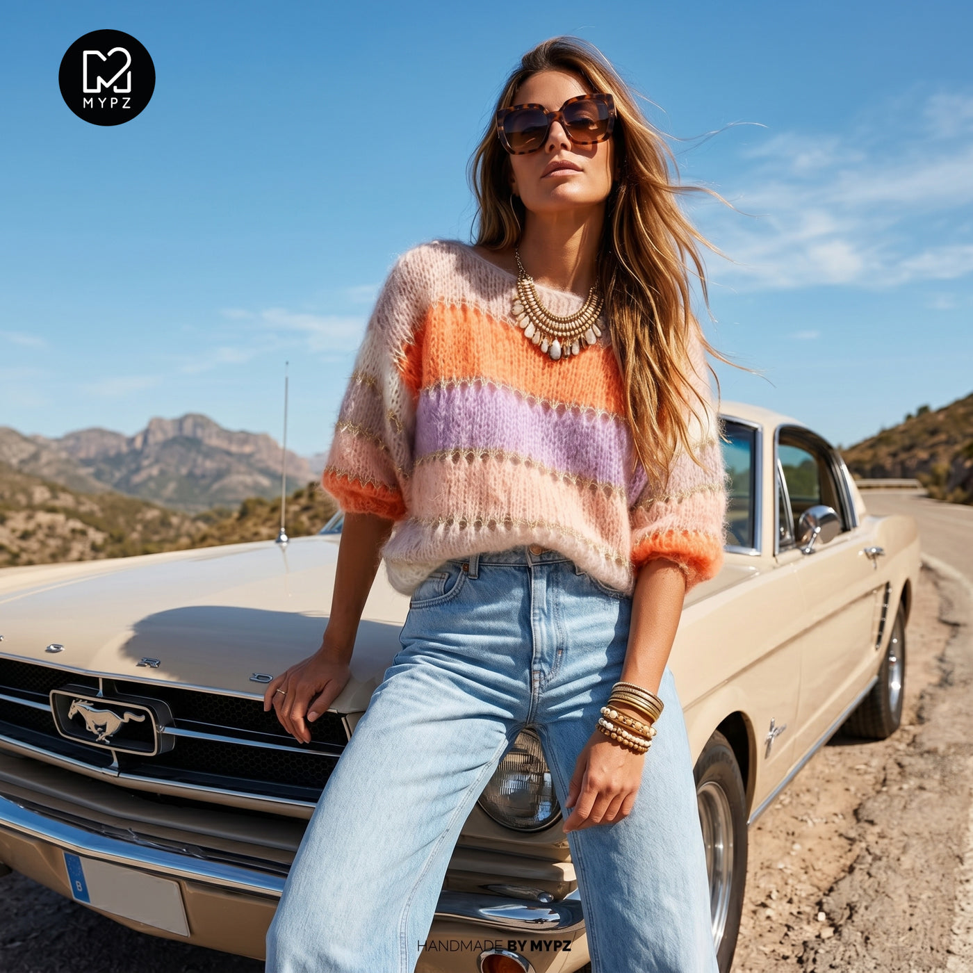 Breipakket – MYPZ Light Mohair top Orange No10 (ENG-NL-DE)
