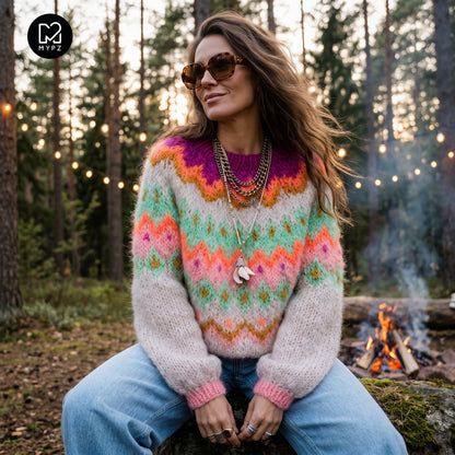 Breipatroon – MYPZ Chunky Topdown Mohair Pullover Snowberry nr.12 (ENG-DE-NL-ES-FR-IT-DA-SV-NO)