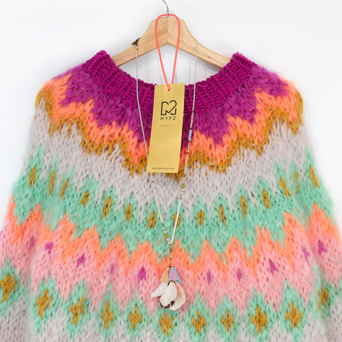 Breipatroon – MYPZ Chunky Topdown Mohair Pullover Snowberry nr.12 (ENG-DE-NL-ES-FR-IT-DA-SV-NO)