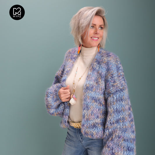 Breipakket – MYPZ kort Chunky Mohair vest Western No.15 (ENG-NL)