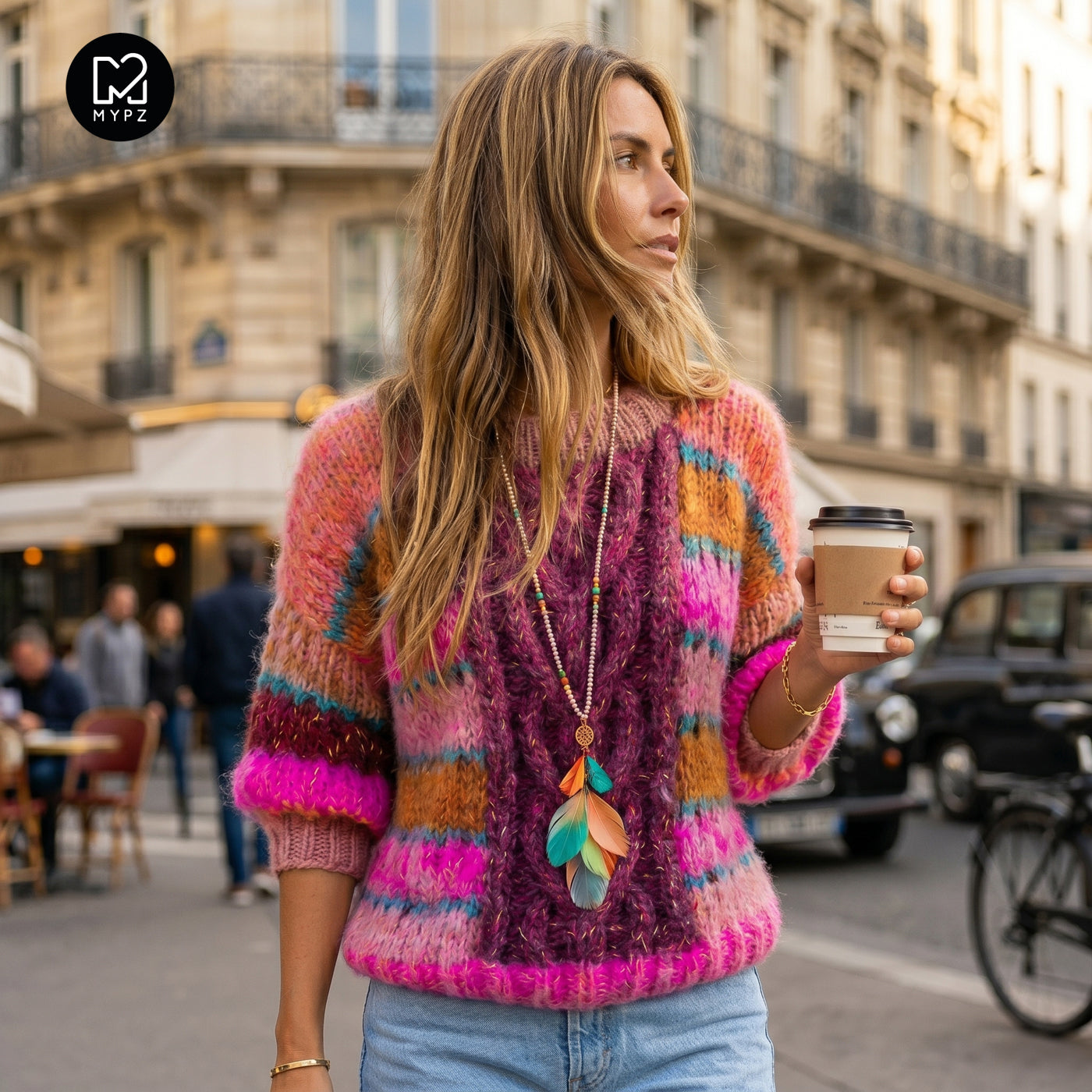 Breipakket – MYPZ  Light Alpaca Mohair Top Wildberry No10 (ENG-NL-DE)