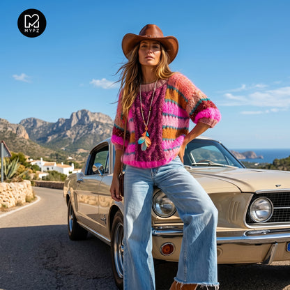 Breipakket – MYPZ  Light Alpaca Mohair Top Wildberry No10 (ENG-NL-DE)
