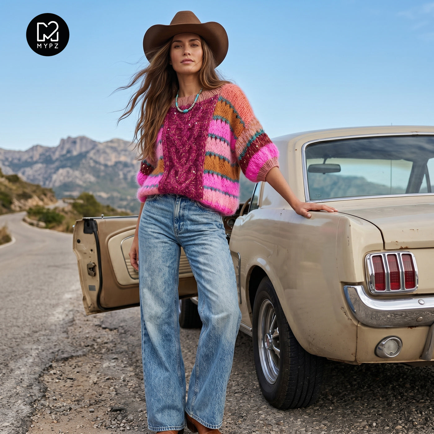 Breipakket – MYPZ  Light Alpaca Mohair Top Wildberry No10 (ENG-NL-DE)