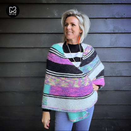 Breipatroon -Wings of Color omslagdoek No6 (ENG-NL)