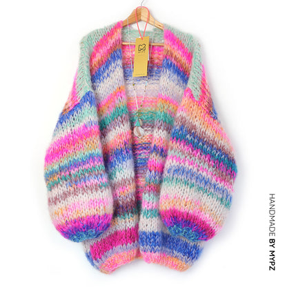 Breipakket – MYPZ Chunky Mohair vest Blue Elegance No.15 (ENG-NL)