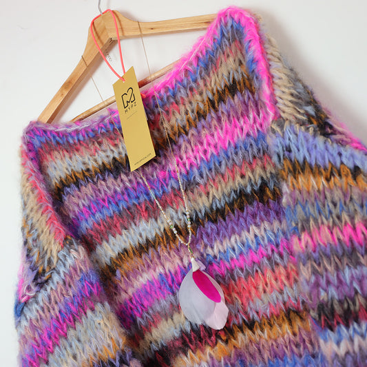 Breipakket – MYPZ  Chunky Mohair Pullover Flirty No15 (ENG-NL)