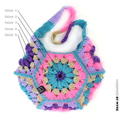 Ontwerp je eigen kit - MYPZ hexagon bag Pacha (ENG-NL-DE)