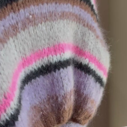 Breipakket – Kort Chunky Mohair Vest Alex No.12 (ENG-NL-DE)