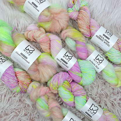 MYPZ Chunky kdmohair DK– handgeverfd Beach