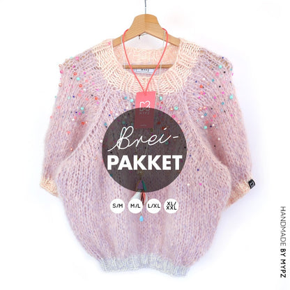 Breipakket – MYPZ light top-down top Diamonds and Pearls No10 (ENG-NL)