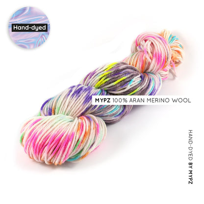 MYPZ Aran Merino Confetti Brown