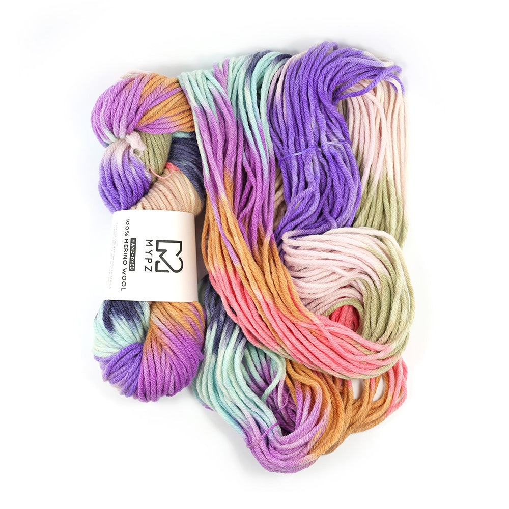 MYPZ Hand-dyed 100% Chunky Merino Wool – Vivienne