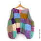 Knitting kit MYPZ chunky patchwork pullover Ivy no15