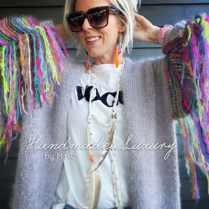 MYPZ festival cardigan light grey