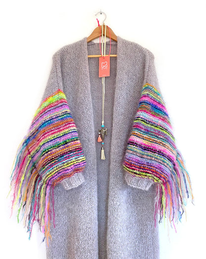 MYPZ festival cardigan light grey