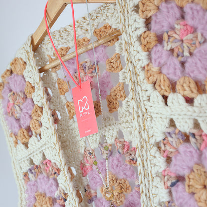 Haakpakket - MYPZ Granny Boho Gilet Brown Love (ENG-NL)