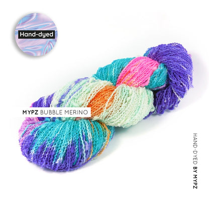 MYPZ hand-dyed Bubble Merino