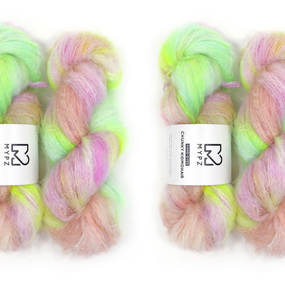 MYPZ Chunky kdmohair DK– handgeverfd Beach