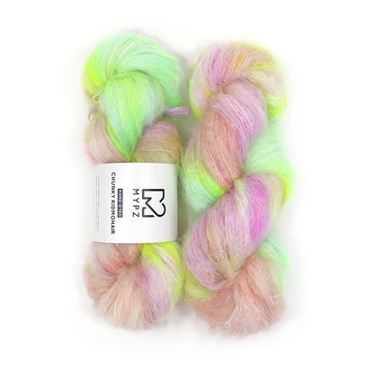 MYPZ Chunky kdmohair DK– handgeverfd Beach