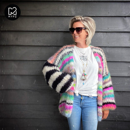Strikkemønster – MYPZ Chunky Mohair Cardigan Indian Summer No.15 (NO)