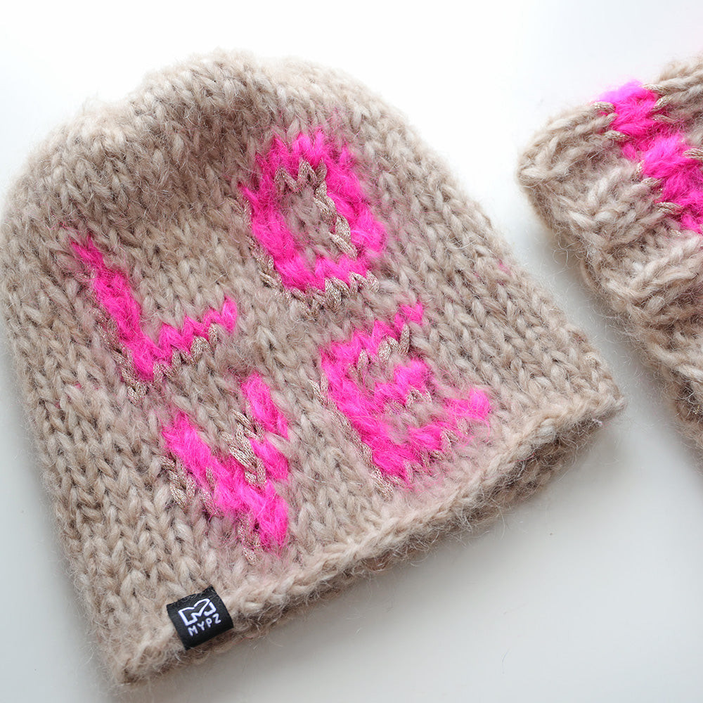 Breipakket – Chunky Love beanie + colsjaal (ENG-NL)