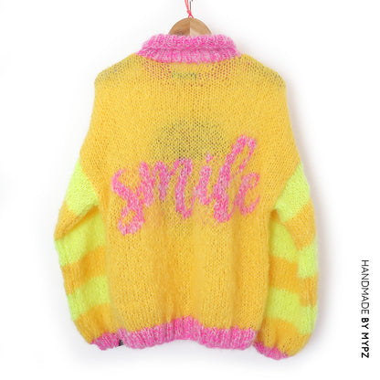 Breipakket – MYPZ light mohair trui Smiley Yellow No8 (ENG-NL)