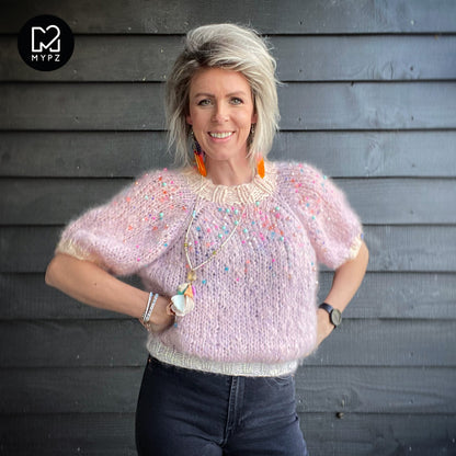 Breipakket – MYPZ light top-down top Diamonds and Pearls No10 (ENG-NL)