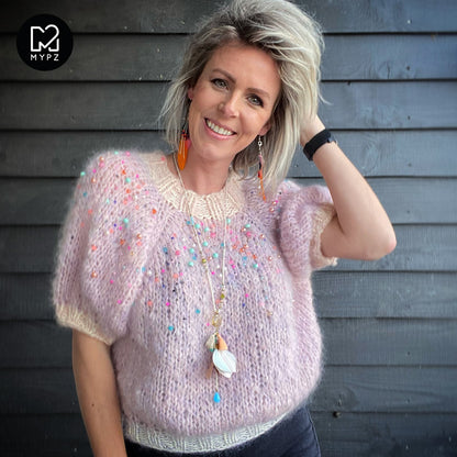 Breipakket – MYPZ light top-down top Diamonds and Pearls No10 (ENG-NL)