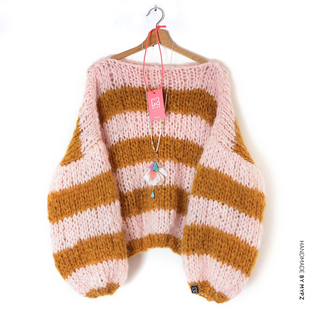 Chunky Mohair Pullover Apache