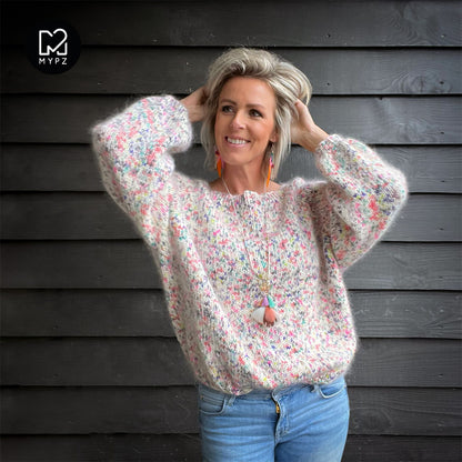 Breipatroon – MYPZ basic rondgebreide trui Bloom No6 (ENG-NL)