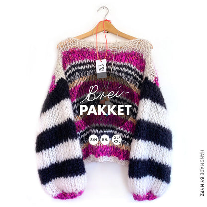 MYPZ breipakket Chunky Mohair trui Culture