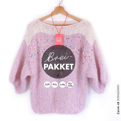 Breipakket – MYPZ Light Mohair top Jewel no10 (ENG-NL)