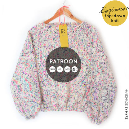 Breipatroon – MYPZ top-down trui Fusion No6 - Beginner (ENG-NL)