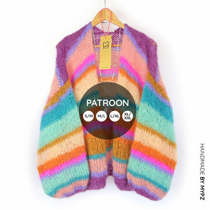 Breipatroon – MYPZ Basic Light Mohair vest Crystal No10 (ENG-NL)