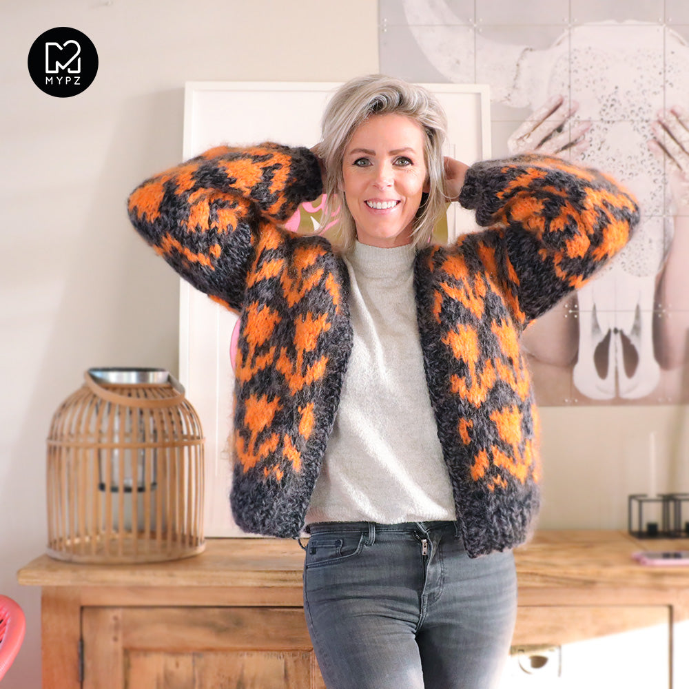 Breipakket – MYPZ Chunky Bomber vest Tulpen Oranje No.9 (ENG-NL)