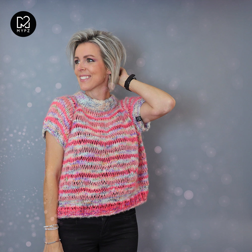 Knitting kit MYPZ coral Top no6