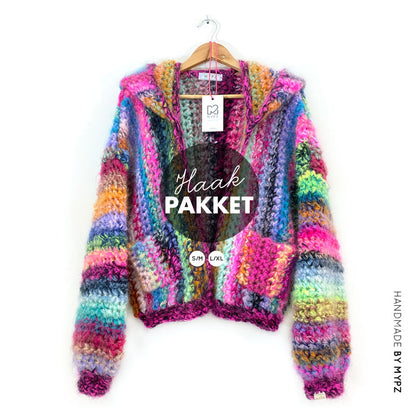 MYPZ Haakpakket bomber vest met capuchon