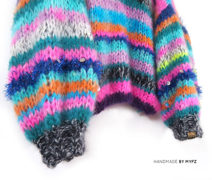 MYPZ luxury exclusive handmade mohair sweater - knit