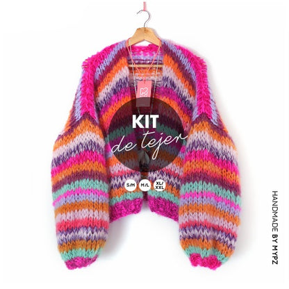 MYPZ-kit-de-tejer-CHAQUETA-BÁSICA-GRUESA-CORTO-Lavie-ES