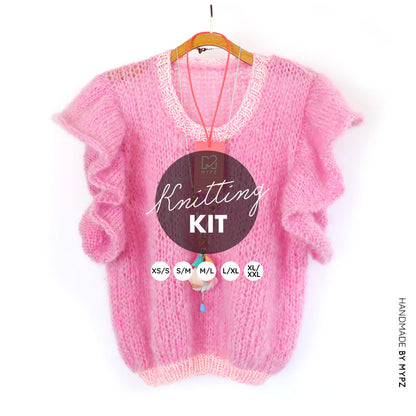 Kit Tricot – Pull léger top down MYPZ Diamonds and Pearls No10 (ENG-NL)
