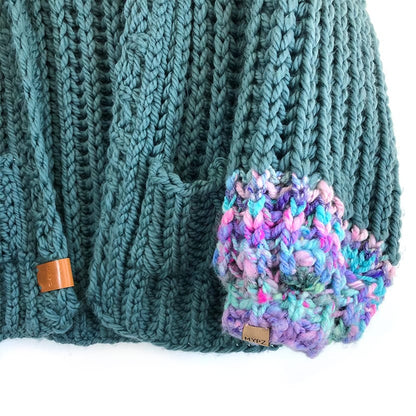 MYPZ super chunky hooded cardigan