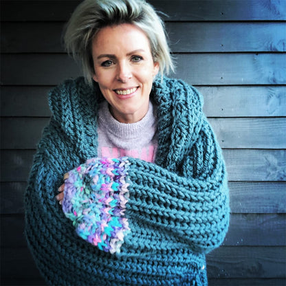 MYPZ super chunky hooded cardigan