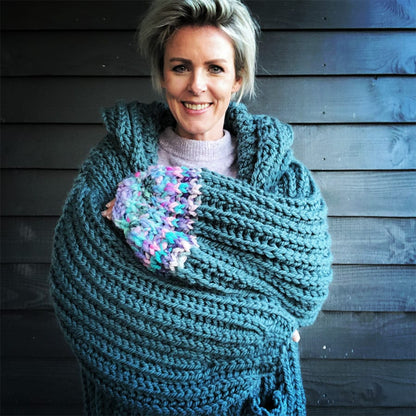 MYPZ super chunky hooded cardigan