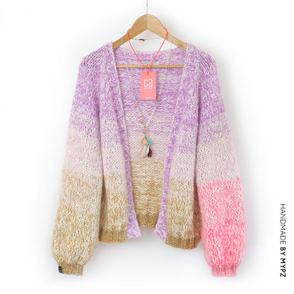 Knitting Kit – MYPZ top-down cardigan Fleecy No.9 (ENG-NL)